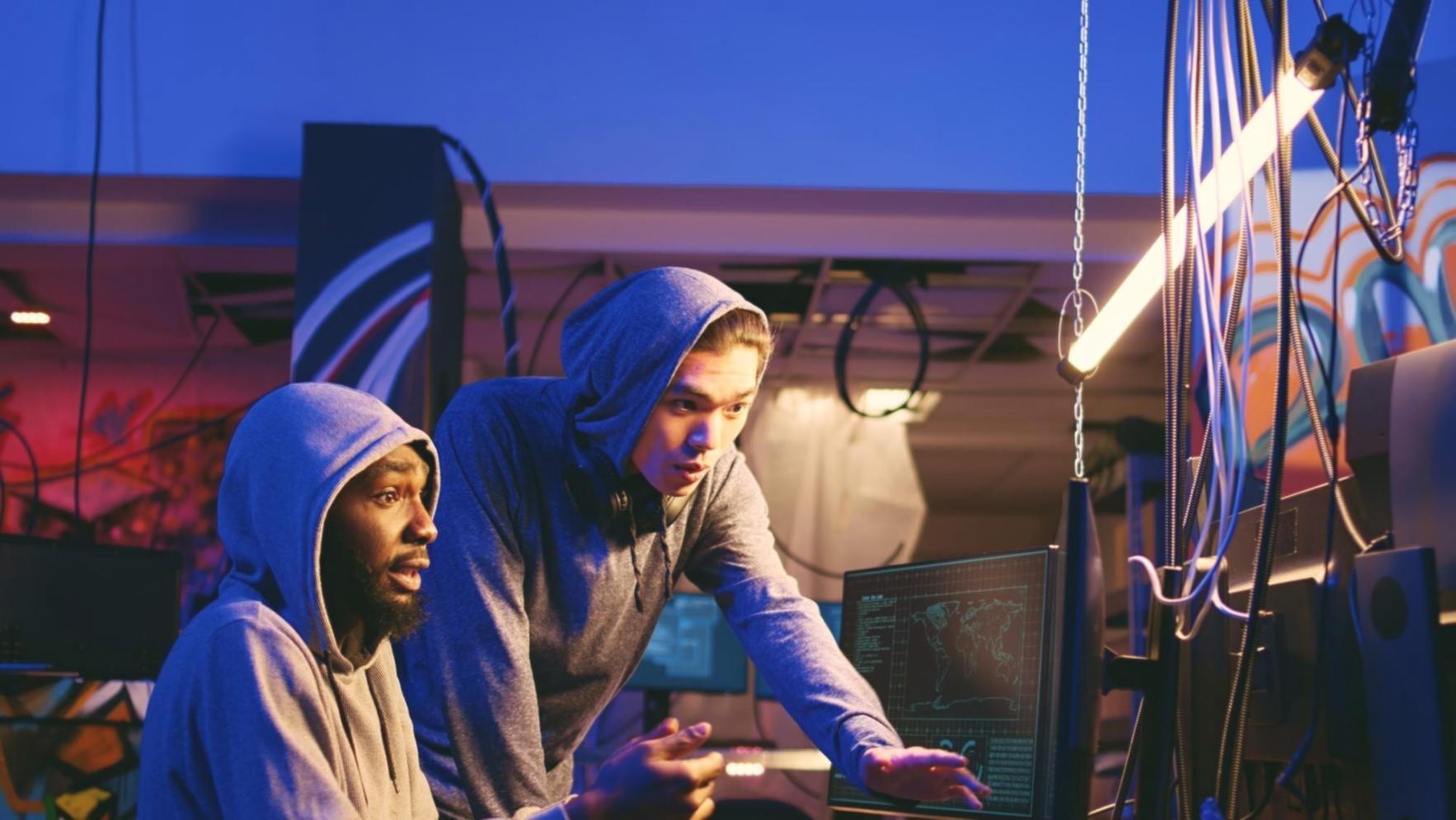 Close-up of gameplay system development workflow showing code architecture and testing process